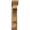 Ekena Millwork Balboa Slat Rough Sawn Bracket w/ Offset Brace, Western Red Cedar, 6"W x 30"D x 30"H BKT0604X30X30BOA06RWR - alternate 4